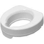 Toilettensitzerhöhung Ticco 2G/10 ohne Deckel – ergonomisch geformt, 10 cm hoch, mit Hygieneaussparungen