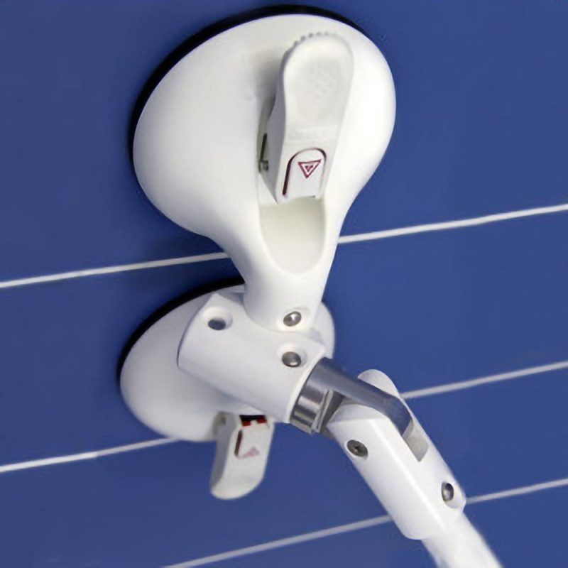 Winkelgelenk Adapter Winkelgelenkt Adapter Set für Teleskopgriff und Saughaltegriff zur Anwendung im Badezimmer